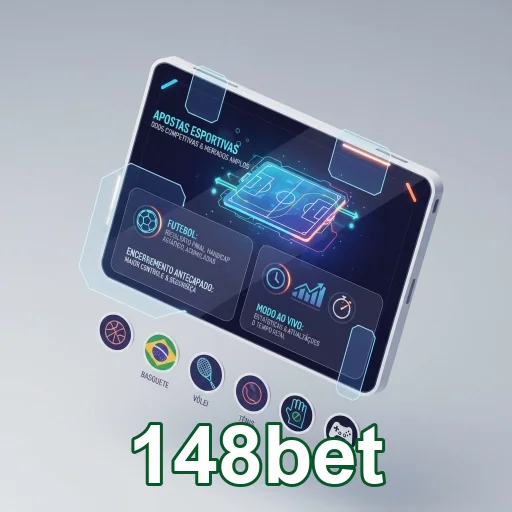 Ilustração de Experimente o aplicativo cassino 148bet para Android e iOS