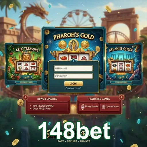Ilustração de Diversão Infinita com Nossos Jogos de Slots