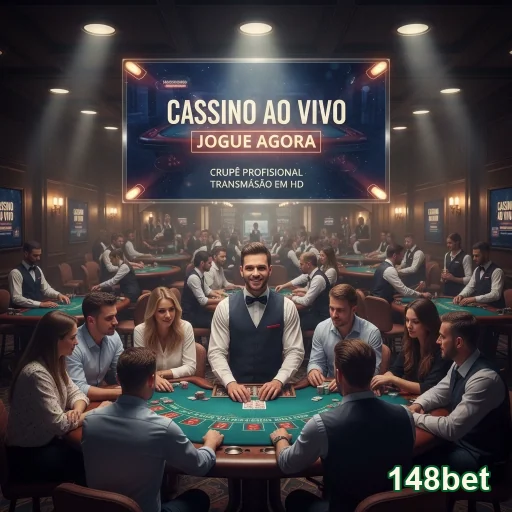 Experiência de jogos ao vivo no cassino 148bet
