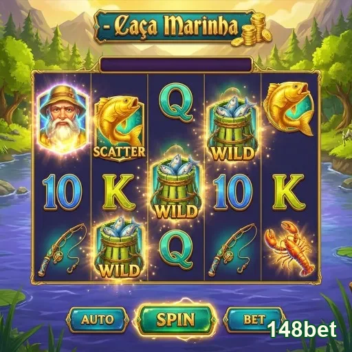 Ilustração de Diversão em Caça-Níqueis Premium